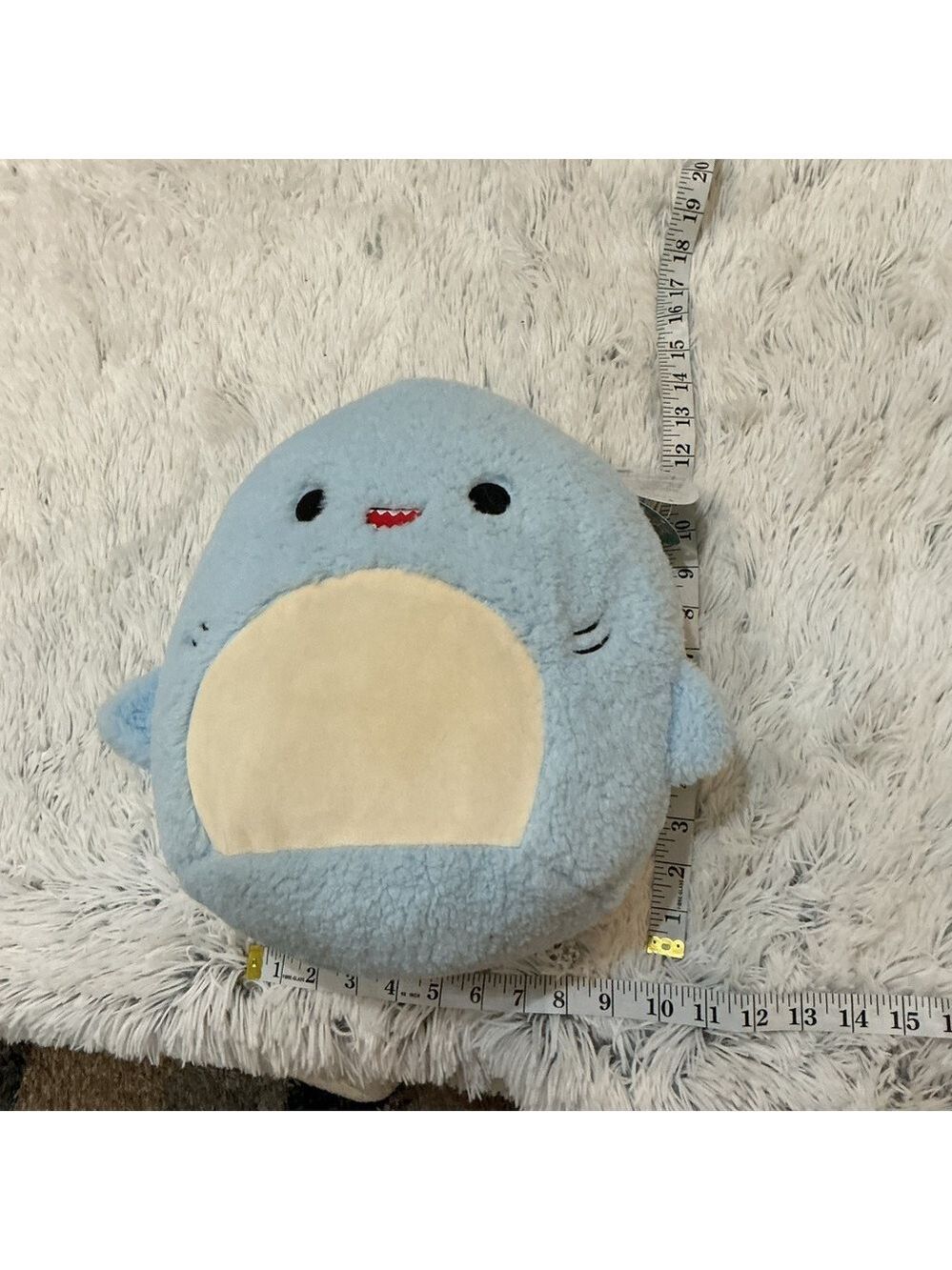 Squishmallows FuzzAMallows “Davie” Shark Plush 12″ (NWT)